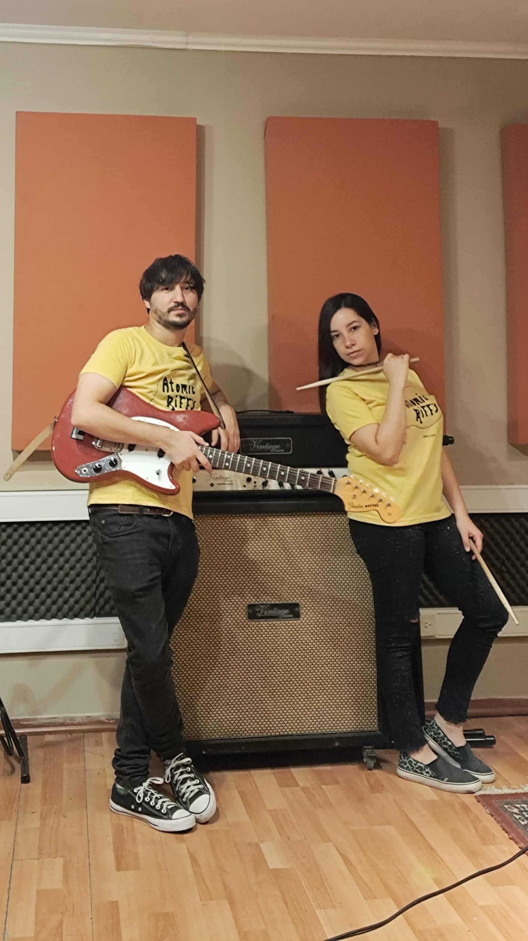 band posing